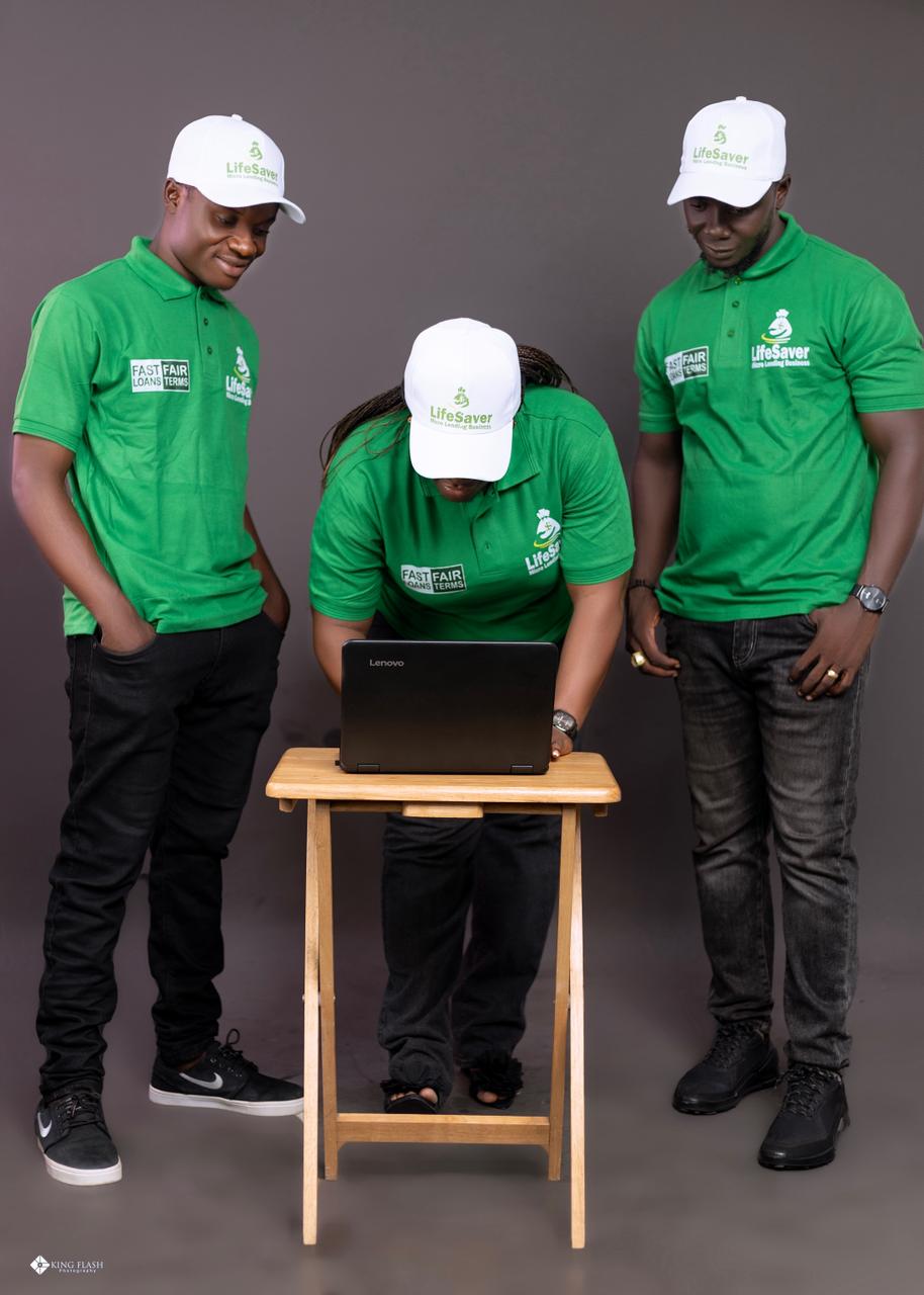 Team in green uniforms